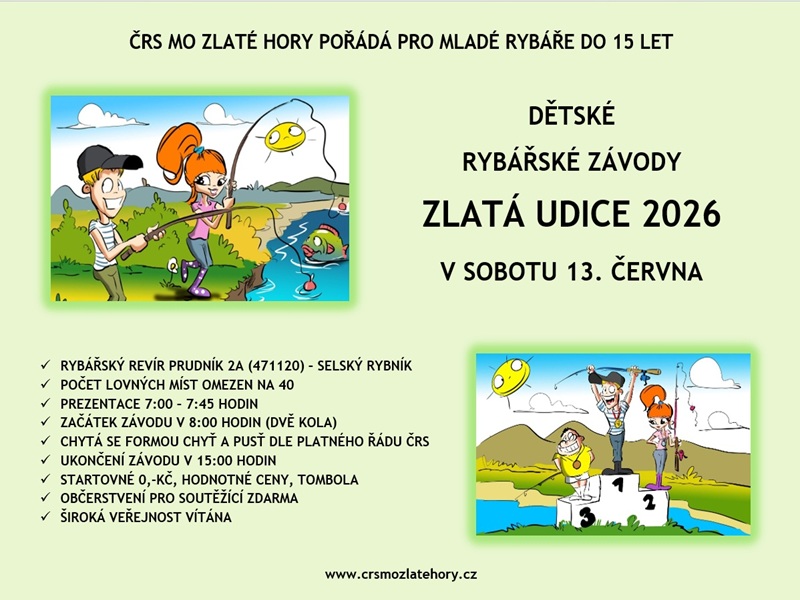 Zlatá udice 2026